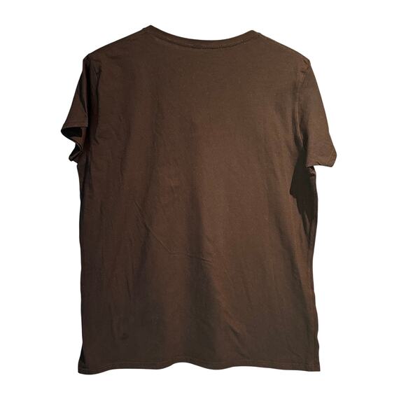 Ladies XL Gildan V-Neck T-Shirt Black NWT Capsule Wardrobe Timeless Comfy Casual - Picture 2 of 6